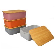 Κουτί με καπάκι bamboo διαστάσεων 44x29x14cm Κουτί με καπάκι bamboo διαστάσεων 44x29x14cm