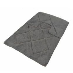 Πατάκια σετ μπάνιου “Cotton” διαστάσεων 50x80cm / 50x40cm σε χρώμα γκρι Πατάκια σετ μπάνιου “Cotton” διαστάσεων 50x80cm / 50x40cm σε χρώμα γκρι