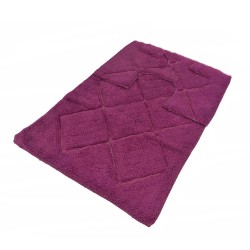 Πατάκια σετ μπάνιου “Cotton” διαστάσεων 50x80cm / 50x40cm σε χρώμα μωβ Πατάκια σετ μπάνιου “Cotton” διαστάσεων 50x80cm / 50x40cm σε χρώμα μωβ