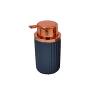 Πλαστικό dispenser 500ml “EMI” ιδανικό για κρεμοσάπουνα και αντισηπτικά σε χρώμα μπλε με χρυσό Πλαστικό dispenser 500ml “EMI” ιδανικό για κρεμοσάπουνα και αντισηπτικά σε χρώμα μπλε με χρυσό