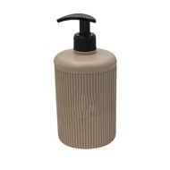 Dispenser πλαστικό “UNO” χωρητικότητας 500ml σε χρώμα μπεζ Dispenser πλαστικό “UNO” χωρητικότητας 500ml σε χρώμα μπεζ