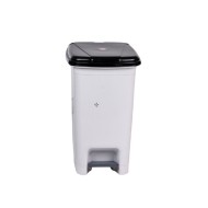 Πεντάλ slim με εσωτερικό κάδο χωρητικότητας 25lt σε χρώμα λευκό διαστάσεων 28x33x45cm Πεντάλ slim με εσωτερικό κάδο χωρητικότητας 25lt σε χρώμα λευκό διαστάσεων 28x33x45cm