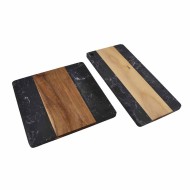 Πλατώ σερβιρίσματος ορθογώνιο διαστάσεων 16x35cm σε χρώμα μαύρο Πλατώ σερβιρίσματος ορθογώνιο διαστάσεων 16x35cm σε χρώμα μαύρο