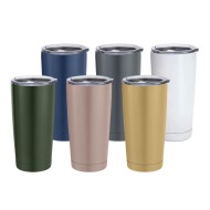 Θερμός κούπα TOWER με διπλή εσωτερική επένδυση χωρητικότητας 600ml σε χρώμα γκρι Θερμός κούπα TOWER με διπλή εσωτερική επένδυση χωρητικότητας 600ml σε χρώμα γκρι