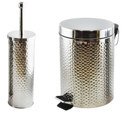 Κάδος με πεντάλ & πιγκάλ σφυρήλατο inox χωρητικότητας 7Lt Κάδος με πεντάλ & πιγκάλ σφυρήλατο inox χωρητικότητας 7Lt