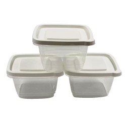 Δοχείο τροφίμων πλαστικά “ECO FRESH” σετ 3 τμχ  Δοχείο τροφίμων πλαστικά “ECO FRESH” σετ 3 τμχ
