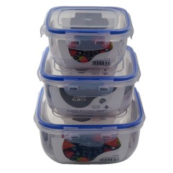 Δοχείο φαγητού “Clip” τετράγωνο με αεροστεγές κλείσιμο χωρητικότητας 900ml Δοχείο φαγητού “Clip” τετράγωνο με αεροστεγές κλείσιμο χωρητικότητας 900ml