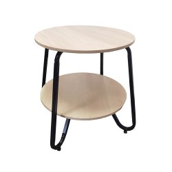 Τραπεζάκι βοηθητικό στρόγγυλο ξύλινο διαμέτρου 45cm  Τραπεζάκι βοηθητικό στρόγγυλο ξύλινο διαμέτρου 45cm