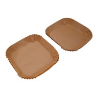 Χαρτί αντικολλητικό τετράγωνο για Air Fryer διαστάσεων 16x16cm Χαρτί αντικολλητικό τετράγωνο για Air Fryer διαστάσεων 16x16cm