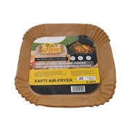 Χαρτί αντικολλητικό τετράγωνο για Air Fryer διαστάσεων 20x20cm Χαρτί αντικολλητικό τετράγωνο για Air Fryer διαστάσεων 20x20cm