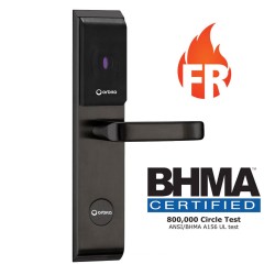 Aδιάβροχη κλειδαριά Orbita RFID E3442B Black Bluetooth από ανοξείδωτο ατσάλι τεχνολογίας Mifare