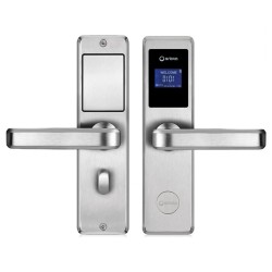 Κλειδαριά RFID τεχνολογίας Mifare σε ασημί χρώμα από ανοξείδωτο ατσάλι, ανθεκτική στην υγρασία και στη φωτιά ORBITA E4031A SILVER