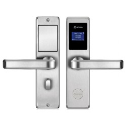 Bluetooth κλειδαριά RFID τεχνολογίας Mifare από ανοξείδωτο ατσάλι ORBITA E4031BB SILVER BLUETOOTH σε ασημί χρώμα