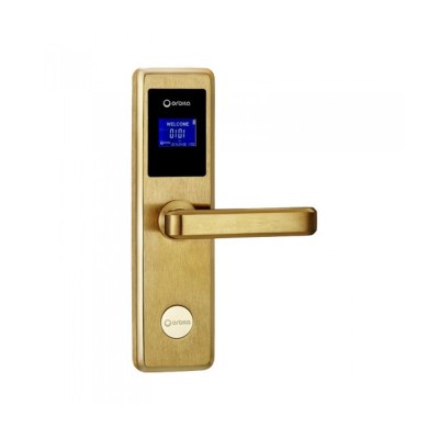 Κλειδαριά RFID τεχνολογίας Mifare με οθόνη LCD σε χρυσό χρώμα ORBITA E4131A GOLD