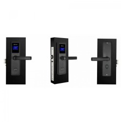 Κλειδαριά RFID τεχνολογίας Mifare σε μαύρο χρώμα με οθόνη LCD ORBITA E4431A BLACK