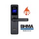 Κλειδαριά RFID τεχνολογίας Mifare σε μαύρο χρώμα με οθόνη LCD ORBITA E4431A BLACK