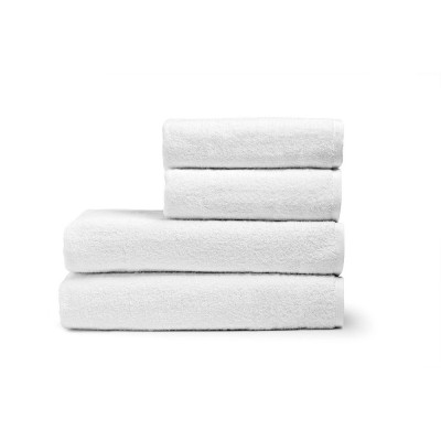 Πετσέτα μπάνιου 3057 Athina 500gsm  plain 100% βαμβάκι διαστάσεων 80x150cm σε λευκό χρώμα