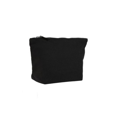 Νεσεσέρ μεσαίο από 100% βουρτσισμένο βαμβάκι διαστάσεων 28,5x18+8,5cm σε χρώμα μαύρο