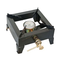 Κουζινάκι προπανίου EXPRESS 1 βαρέως τύπου με εστία μεγάλη G10 σε μαύρο χρώμα διαστάσεων 32x32x17cm