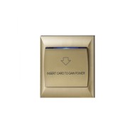 Διακόπτης εξοικονόμησης ενέργειας τεχνολογίας Mifare FOX FES-402G διαστάσεων 86x86x35mm