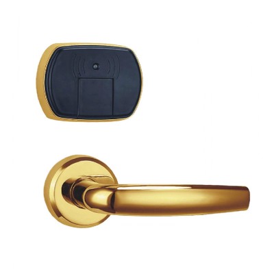 Κλειδαριά ξενοδοχείου τεχνολογίας Mifare RFID FOX FL-008GM MIFARE GOLD σε χρυσό χρώμα