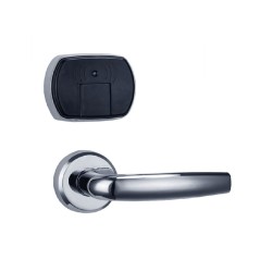 Ηλεκτρονική κλειδαριά τεχνολογίας Mifare RFID FOX FL-008SM MIFARE SILVER σε ασημί χρώμα