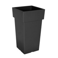 Γλάστρα τετράγωνη χωρητικότητας 11,5lt διαστάσεων 21x21x38cm VIOMES Linea 581