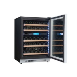 Βιτρίνα κρασιών διαστάσεων 590x680x860mm με χωρητικότητα 150 λίτρα ή 46 φυάλες κρασιού