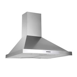 Απορροφητήρας καμινάδα 190W 650m³ ανοξείδωτος 90cm με φίλτρο αλουμινίου πλενόμενο