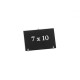 Μαύρη ματ κάρτα 7x10cm χωρίς Stand σε συσκευασία 24 τεμαχίων