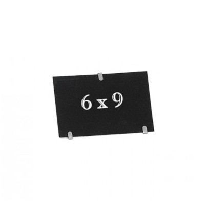 Μαύρη ματ κάρτα 6x9cm χωρίς Stand σε συσκευασία 24 τεμαχίων