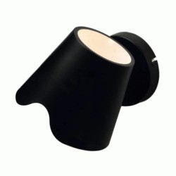 Επίτοιχο φωτιστικό MONET μαύρο μεταλλικό 1xΕ27 21x17x20cm