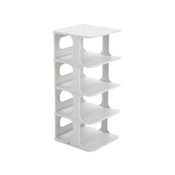 Παπουτσοθήκη 5 θέσεων διαστάσεων 24.5x26.5x60cm σε γκρι χρώμα HOME USE