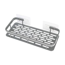 Ράφι τοίχου HOME USE μεταλλικό διαστάσεων 30x5x13cm σε ασημί χρώμα