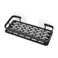 Ράφι τοίχου HOME USE μεταλλικό διαστάσεων 30x5x13cm σε μαύρο χρώμα