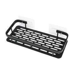 Ράφι τοίχου HOME USE μεταλλικό διαστάσεων 30x5x13cm σε μαύρο χρώμα