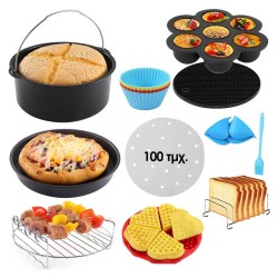 Σετ αξεσουάρ universal για φριτέζες αέρος με κάδο εως 20cm 