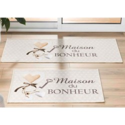 Πατάκι κουζίνας Σχ. Happiness διαστάσεων 50x80cm 100% polyamid Πατάκι κουζίνας Σχ. Happiness διαστάσεων 50x80cm 100% polyamid