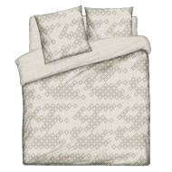 Σετ σεντόνια εμπριμέ σχέδιο Hugo 100% βαμβακοσατέν διαστάσεων 160x260cm