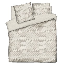 Σετ σεντόνια εμπριμέ σχέδιο Hugo 100% βαμβακοσατέν διαστάσεων 160x260cm