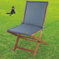 Μαξιλάρια πολυθρόνας Lida διαστάσεων 90x40x4cm 100% πολ. σε χρώμα Indigo blue Μαξιλάρια πολυθρόνας Lida διαστάσεων 90x40x4cm 100% πολ. σε χρώμα Indigo blue