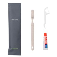 Σετ οδοντόβουρτσα - οδοντόκρεμα - οδοντικό νήμα  σε συσκευασία Stone Paper Σετ οδοντόβουρτσα - οδοντόκρεμα - οδοντικό νήμα  σε συσκευασία Stone Paper