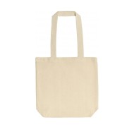 Τσάντα με μακριά χερούλια διαστάσεων 34x34+8cm με ενισχυμένα πλακέ βαμβακερά χερούλια Τσάντα με μακριά χερούλια διαστάσεων 34x34+8cm με ενισχυμένα πλακέ βαμβακερά χερούλια