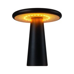 Επιτραπέζιο φωτιστικό LED SMD LUMINAIRE με μπαταρία  2W 190LM 2.200-3.000K  θερμό φως δέσμης 335° σε μαύρο matt για εξωτερικό χώρο IP65 Επιτραπέζιο φωτιστικό LED SMD LUMINAIRE με μπαταρία  2W 190LM 2.200-3.000K  θερμό φως δέσμης 335° σε μαύρο matt για εξωτερικό χώρο IP65