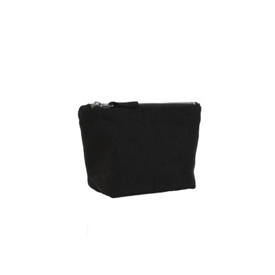 Νεσεσέρ μικρό με φερμουάρ διαστάσεων 19,5x11,5+6cm σε μαύρο χρώμα