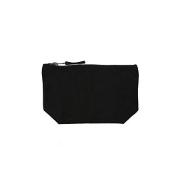Νεσεσέρ μικρό με φερμουάρ διαστάσεων 19,5x11,5+6cm σε μαύρο χρώμα