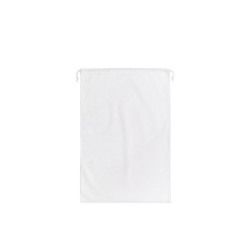 Πουγκί με κορδόνια XXS διαστάσεων 10x14cm σε λευκό χρώμα από 100% οργανικό βαμβάκι 130grs Πουγκί με κορδόνια XXS διαστάσεων 10x14cm σε λευκό χρώμα από 100% οργανικό βαμβάκι 130grs