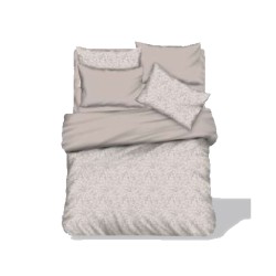 Σεντόνι Flat σχέδιο Laurea beige 100% cotton διαστάσεων 160x260cm