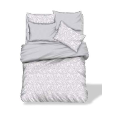 Σεντόνι Flat σχέδιο Laurea grey 100% cotton διαστάσεων 220x260cm