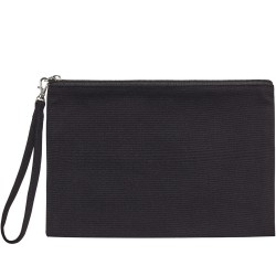 Νεσεσέρ οργανικό MARYLIN διαστάσεων 26x17cm σε μαύρο χρώμα με φερμουάρ μαύρο 